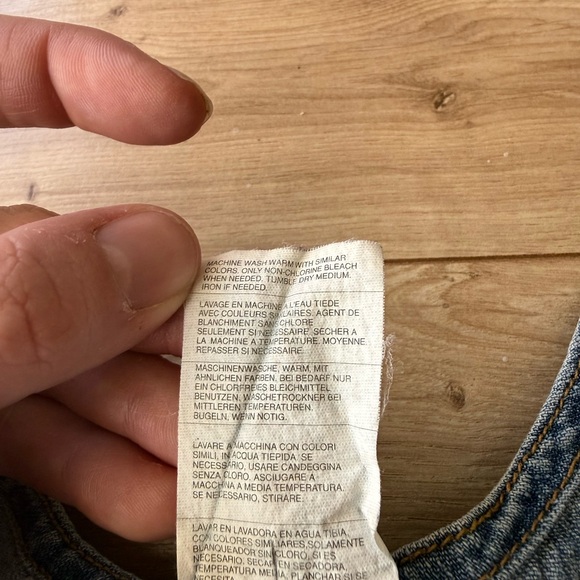 Vintage Disney Store Winnie the Pooh Denim Midi Dress Small Button Front - Picture 5 of 8